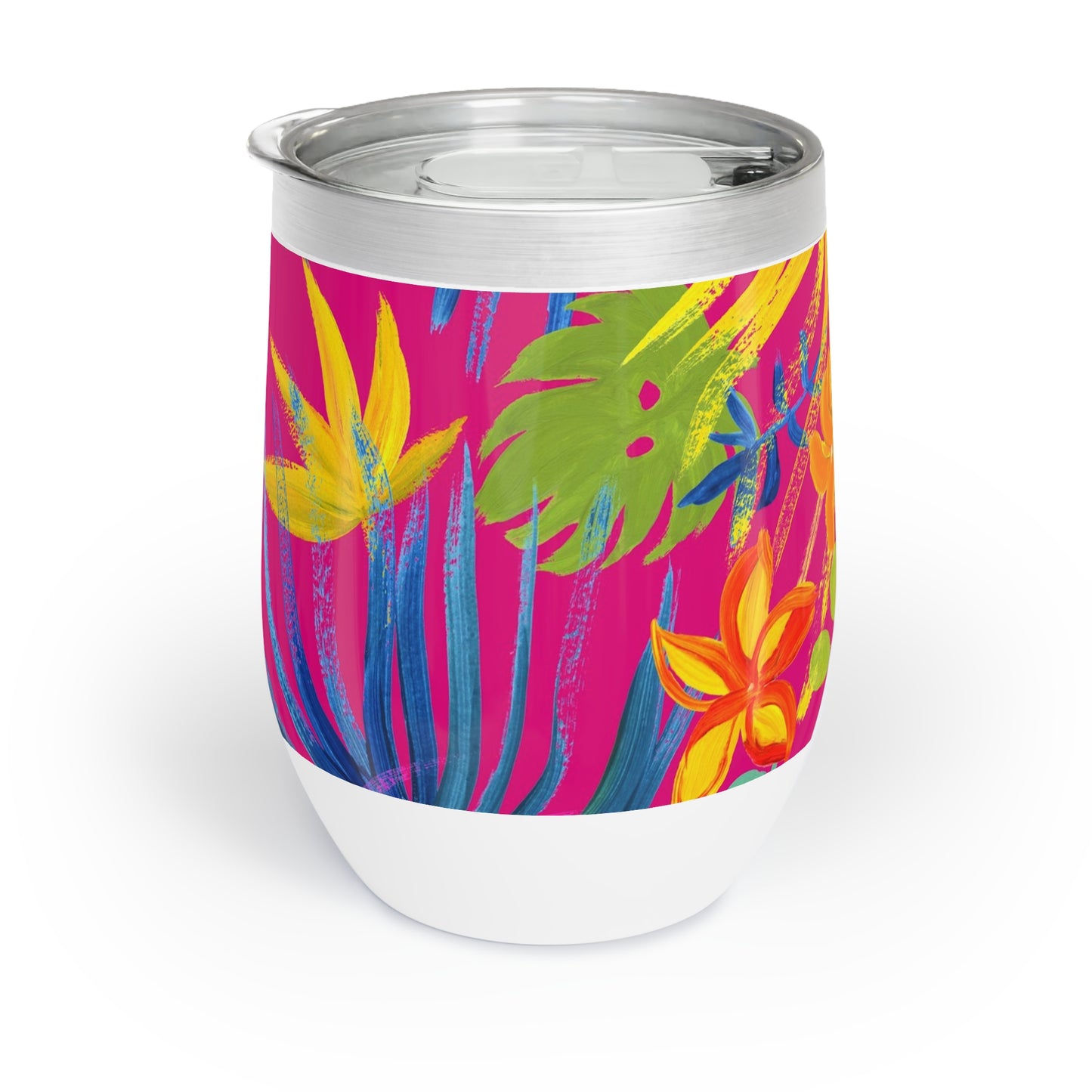 Chill Wine Tumbler, Exotic Flora