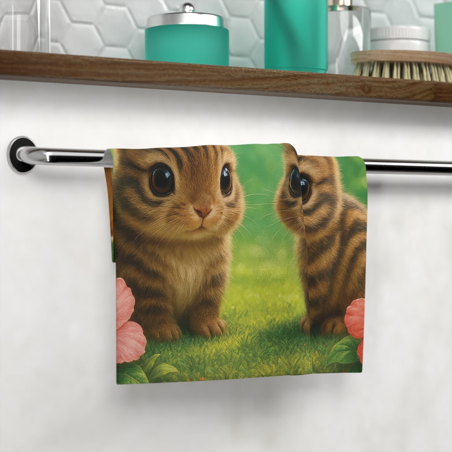 Face Towel - Baby Sumatran Rabbits