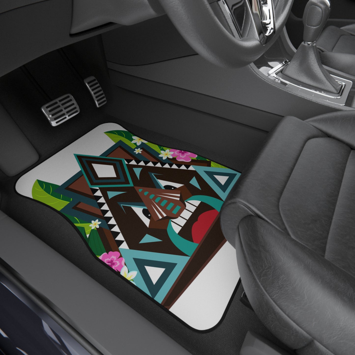 Tropical Tiki Boss MACRO Kai Car Floor Mats - SET of 2