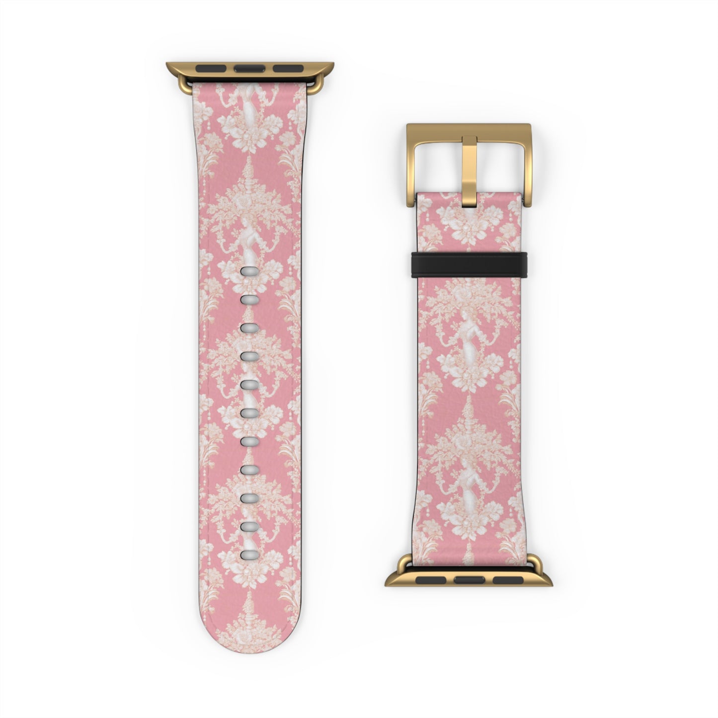 Apple Watch Band - Pearl Lady Toile, pink