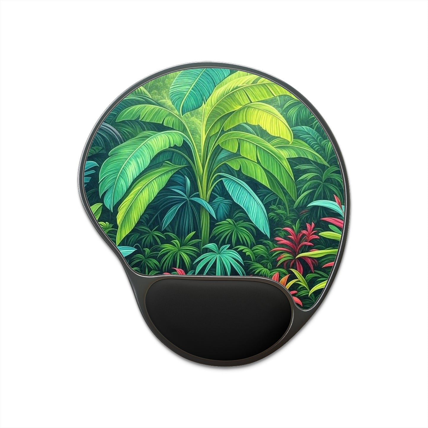 Rainforest Sleeping Spot Mouse Pad with Wrist Rest – Ergonomic Design for Comfort and Style