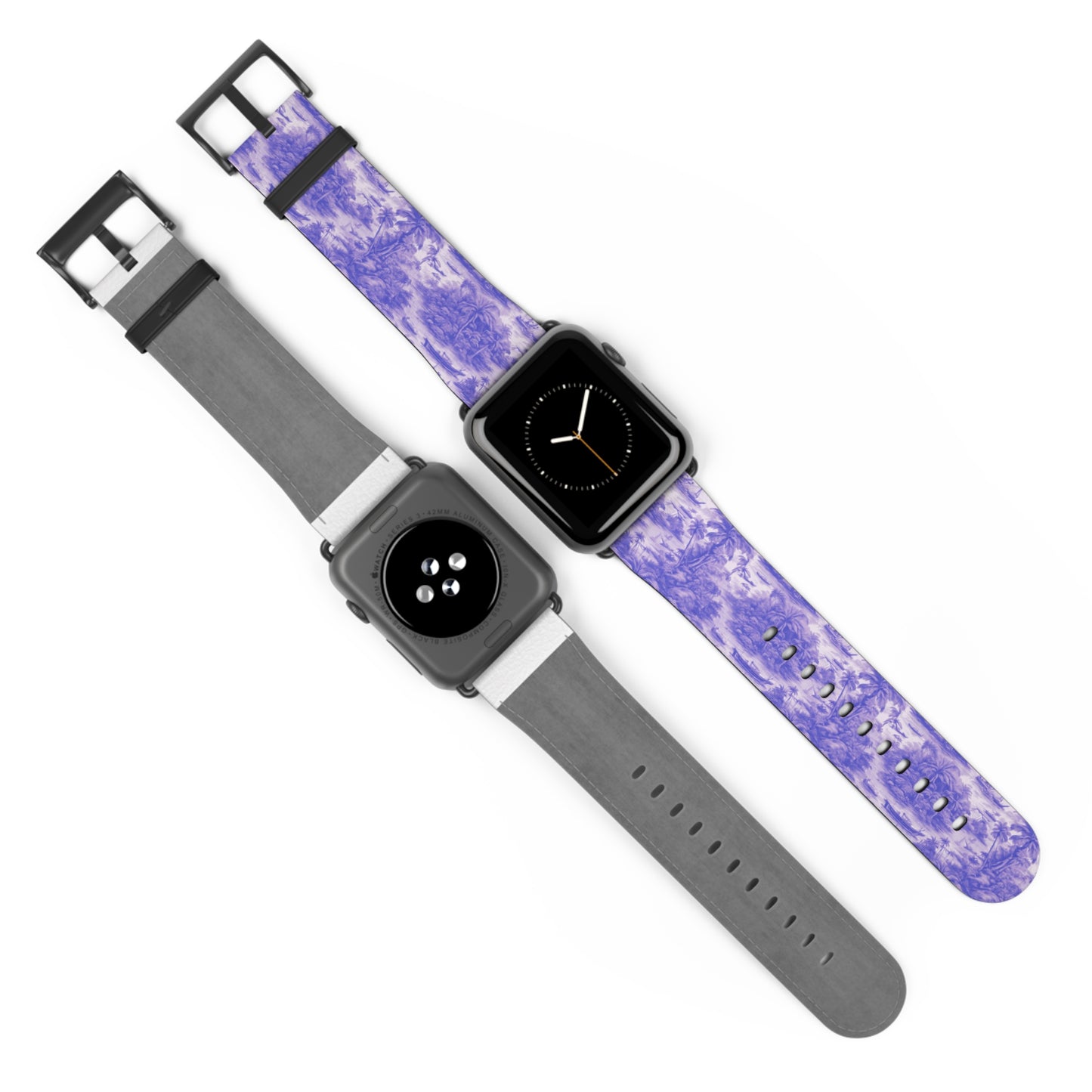 Apple Watch Band - Tropical Toile, purple