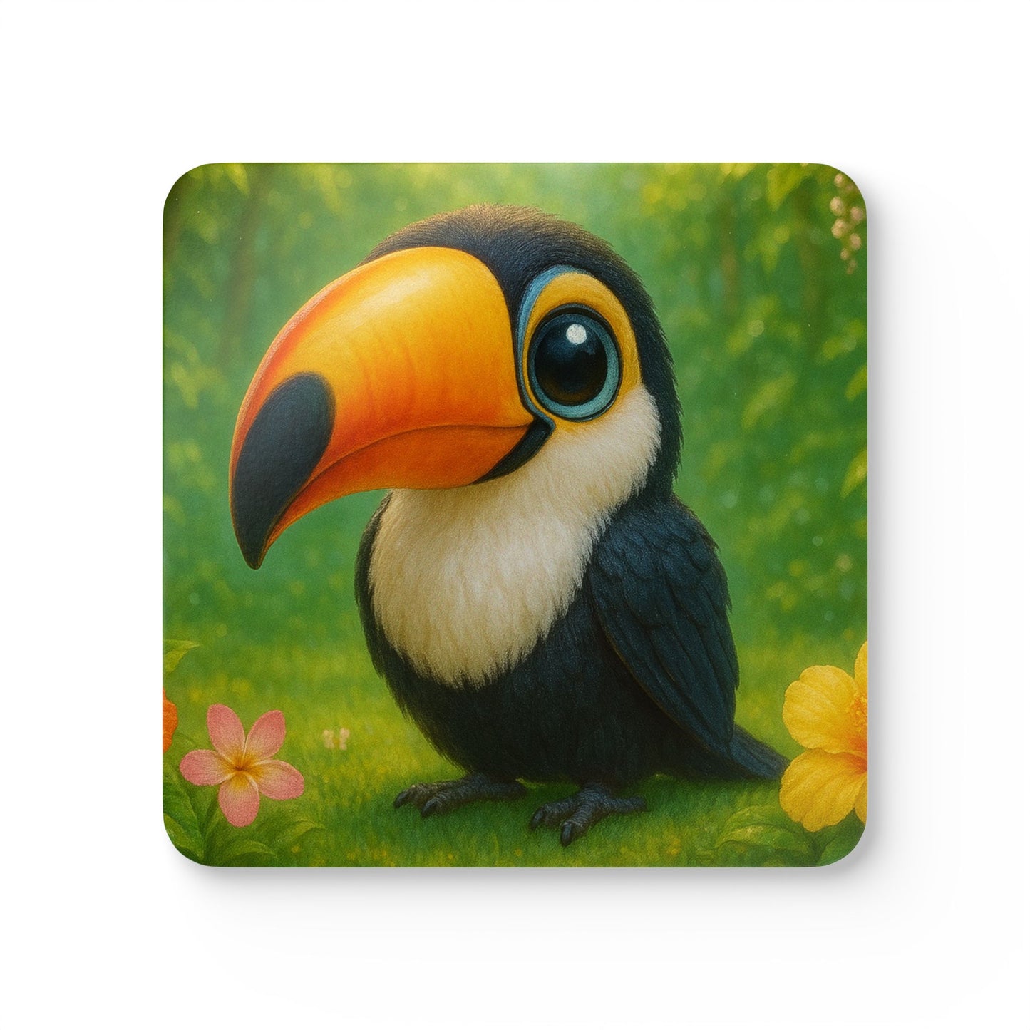 Four-piece Coaster Set - Baby Toucan