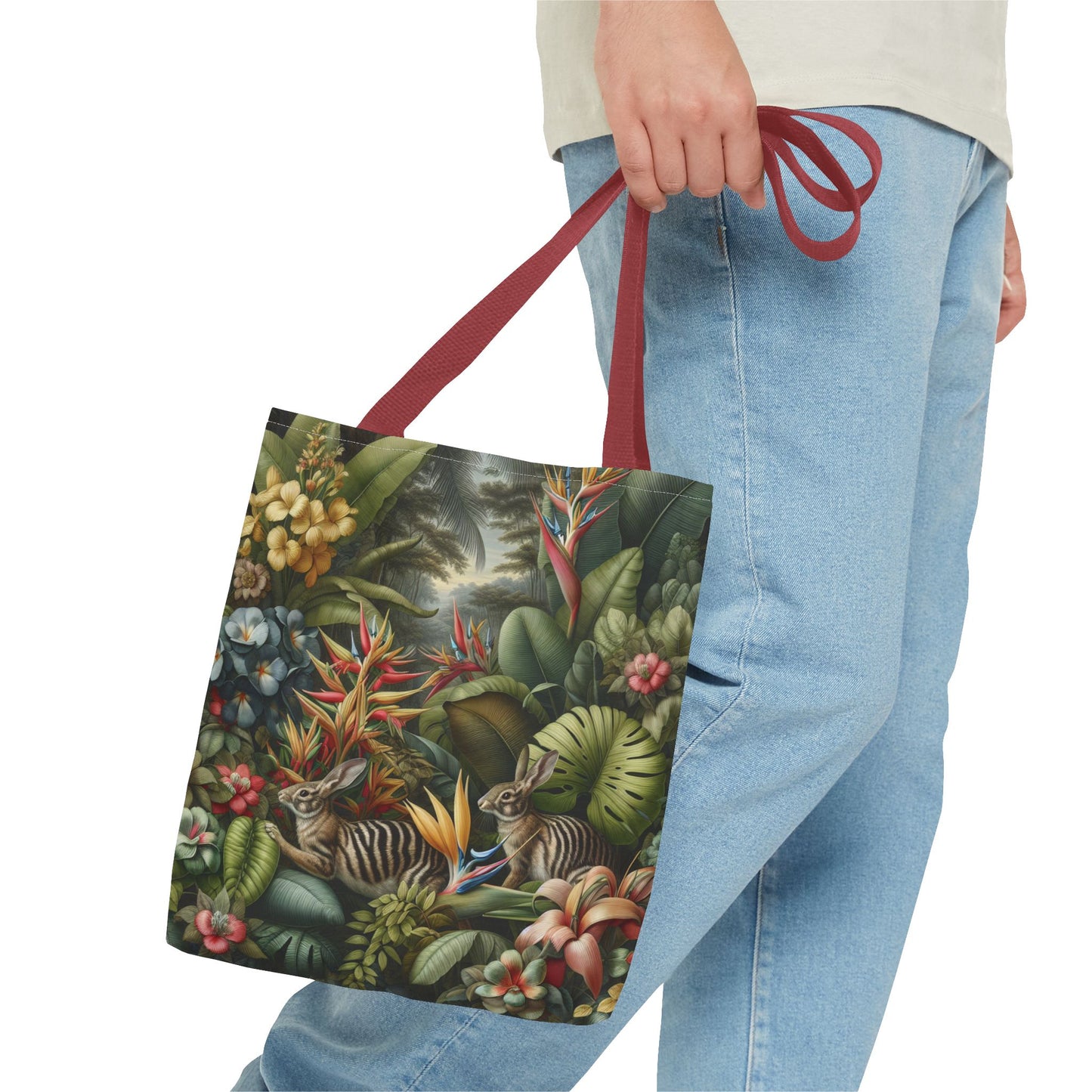 Rainforest Rabbit Outing Tote Bag - 3 Sizes