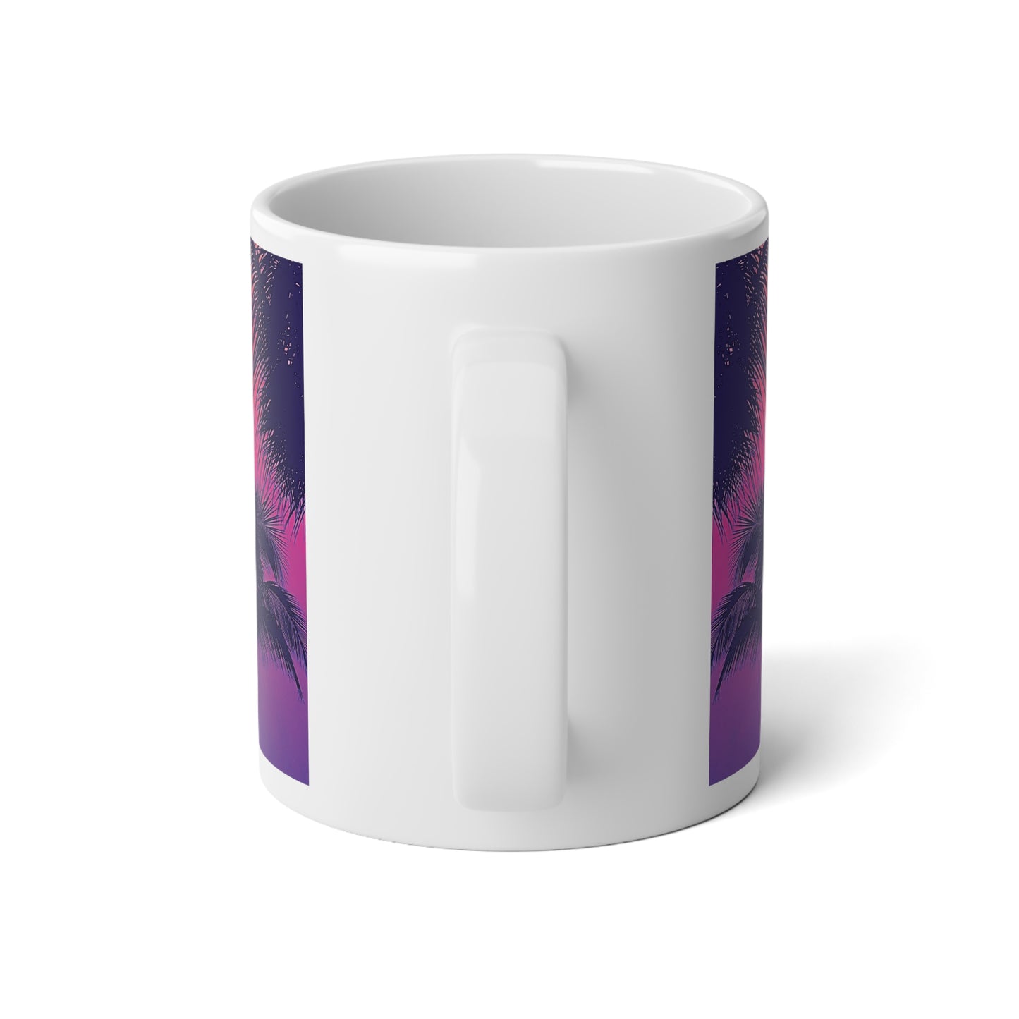 Jumbo Mug, 20oz, Palm Glow Pop | Tropical Coffee Cup