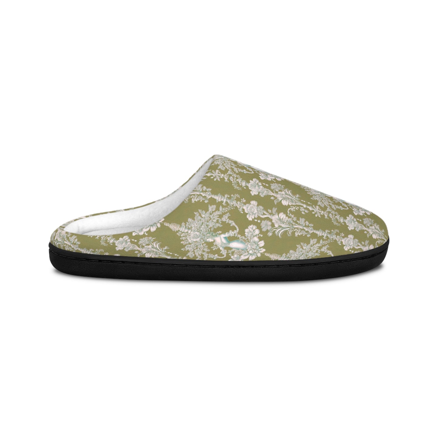 Women's Indoor Slippers - Pearl Lady Toile, highborn green