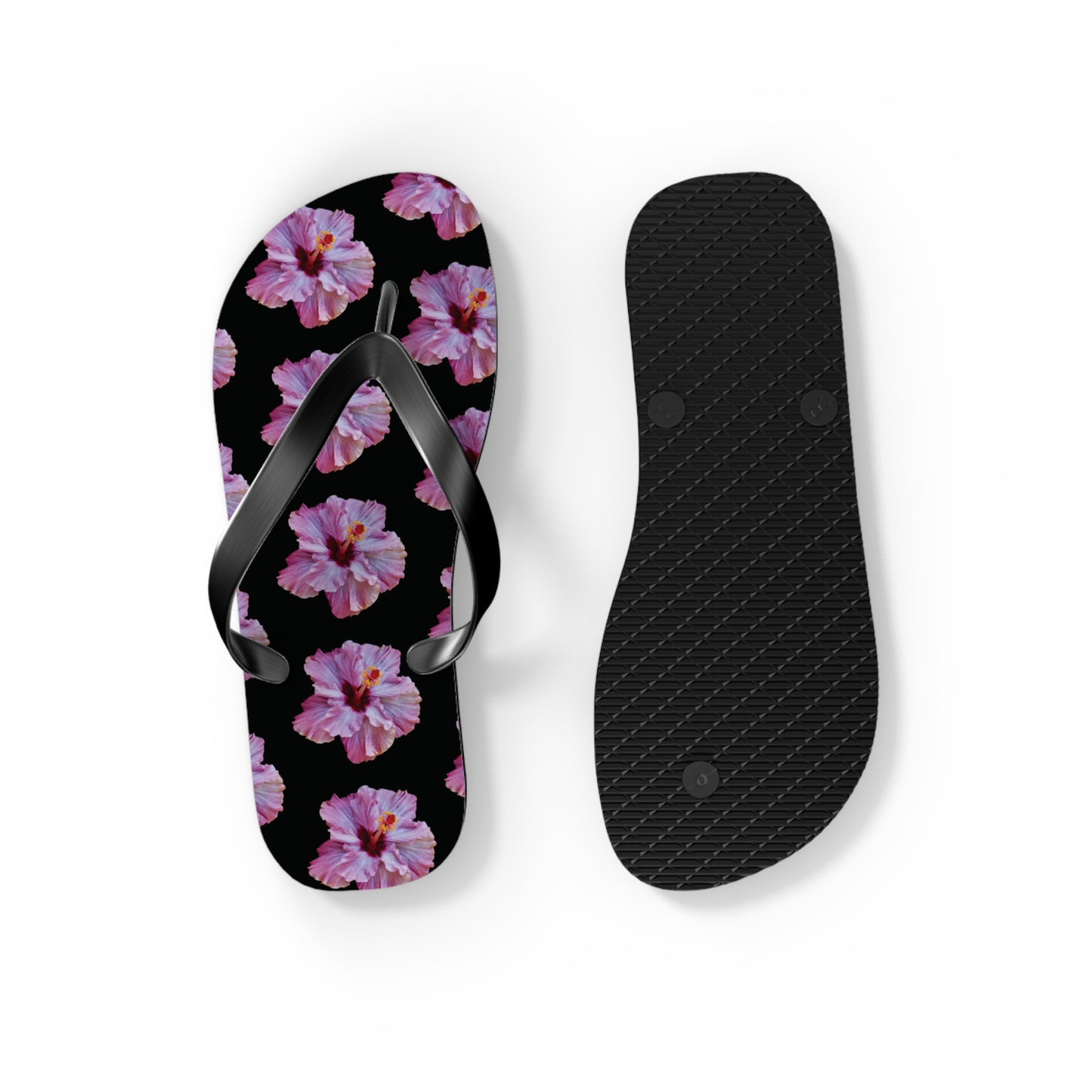 Flops - Purple Hibiscus/Black