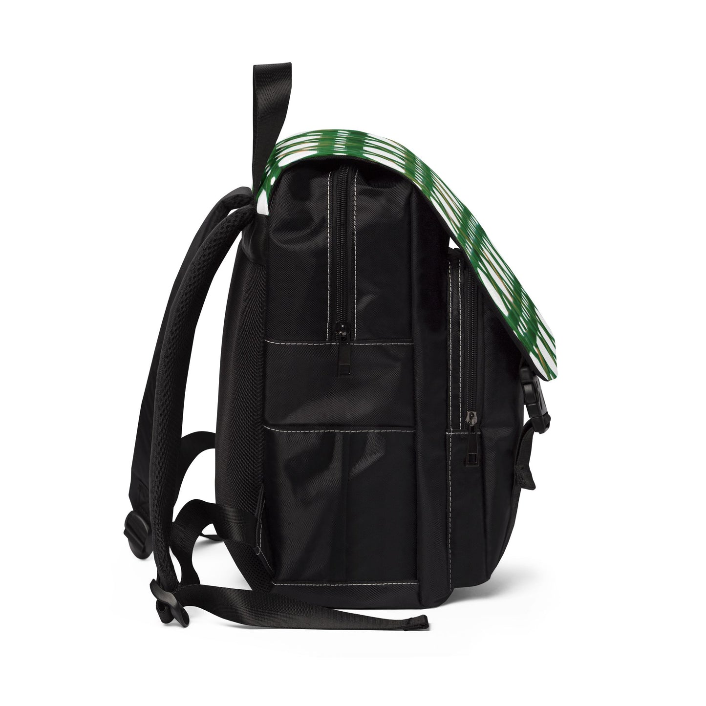 Tropical Casual Backpack - Perfect for Everyday Adventures / Beach Chair Wicker, Green