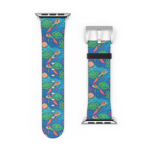 Apple Watch Band - Turtles and Corals