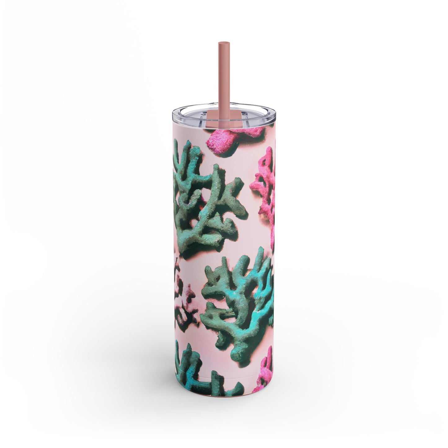 20oz Matte Tumbler, 7 Colors - Stylish Travel Cup - Corals Pink