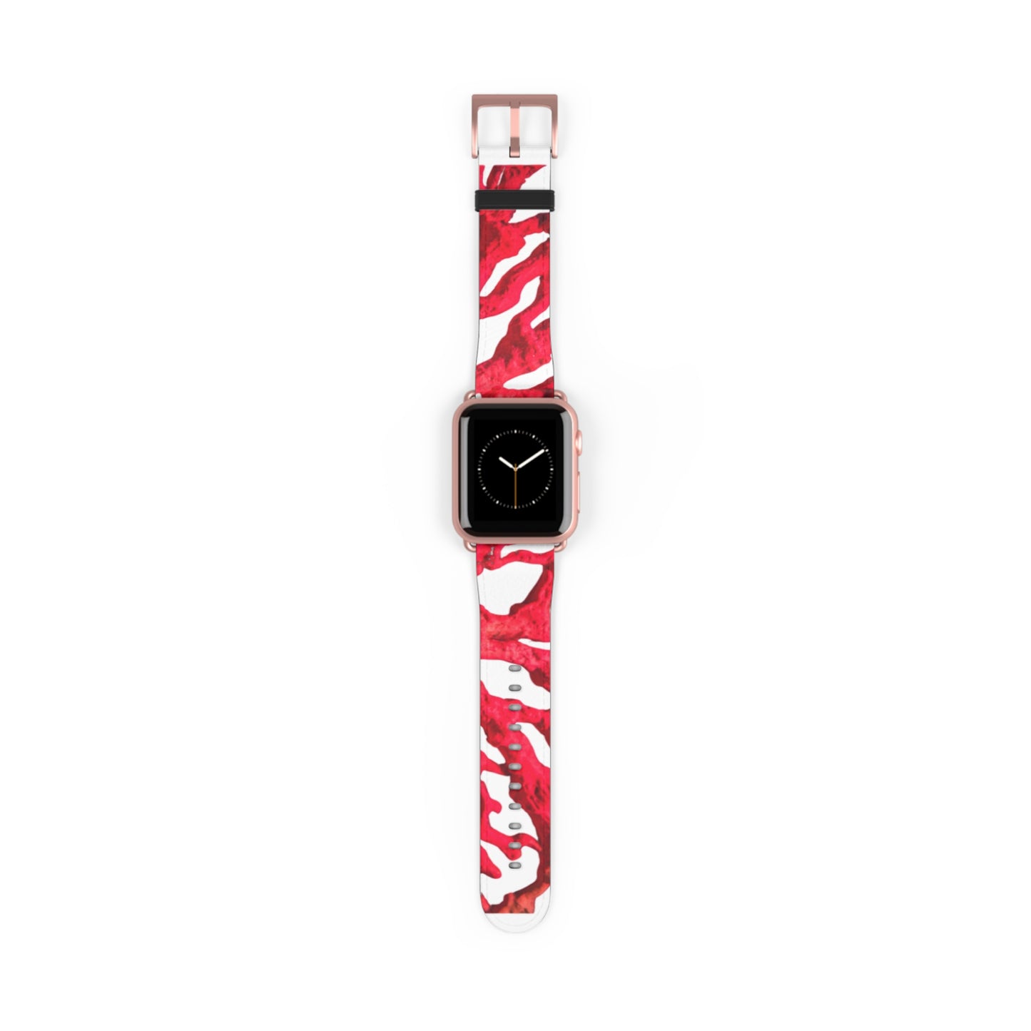 Apple Watch Band - Red Coral, white background