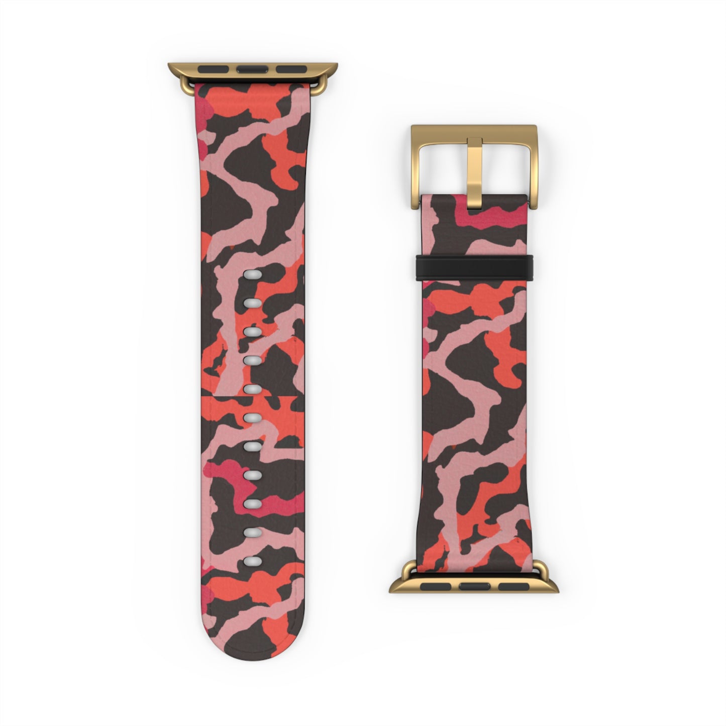 Apple Watch Band - Coral Threads, Red