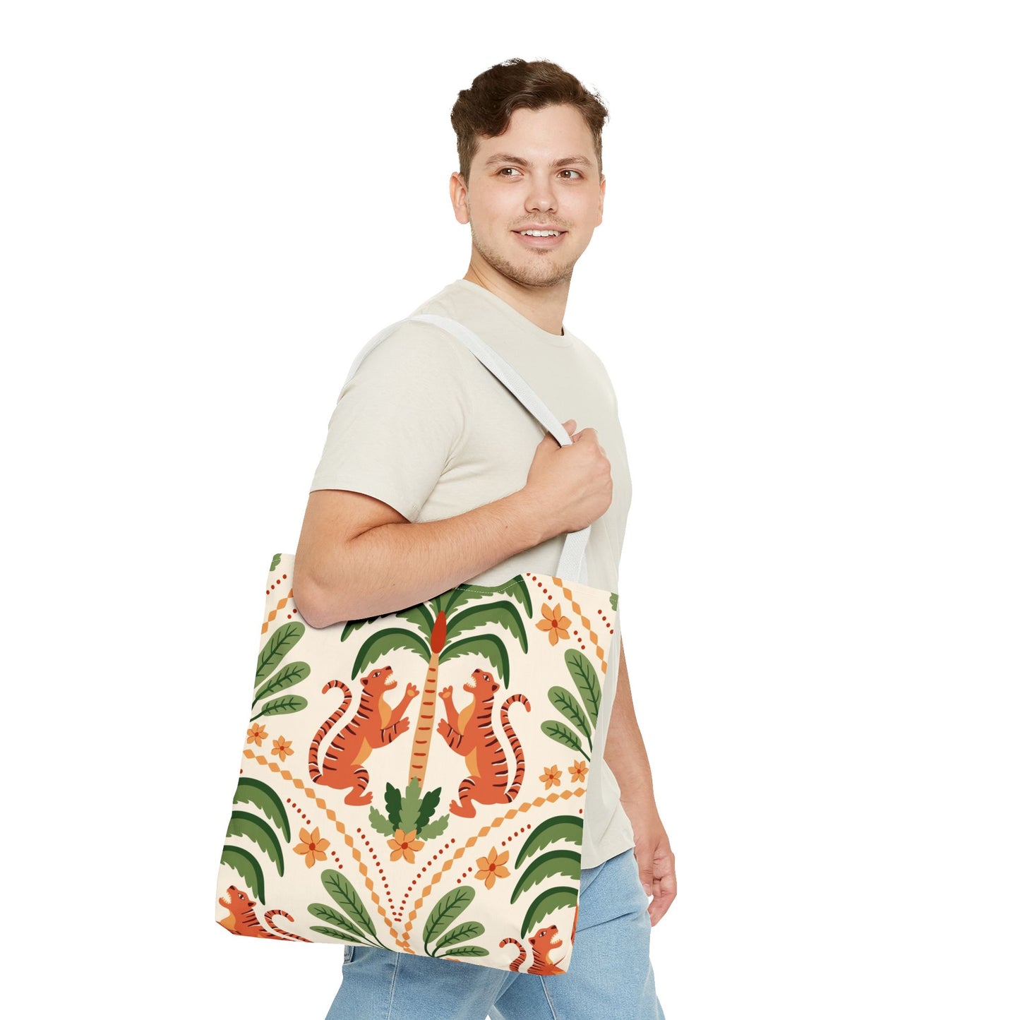 Tigers and Palms Tote Bag - 3 Sizes