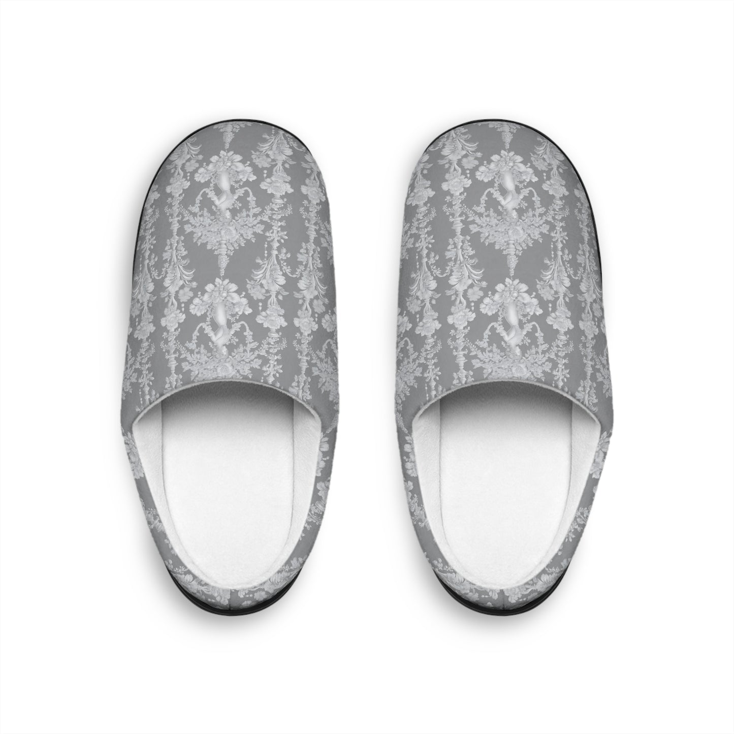 Women's Indoor Slippers - Pearl Lady Toile, slate