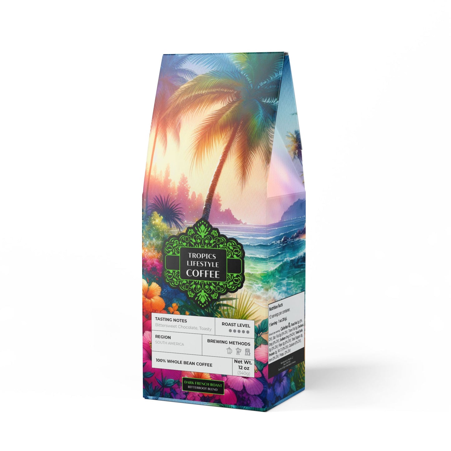 Black Coral Blend™ (Dark French Roast) Specialty Grade Craft Coffee / Bay of Peace
