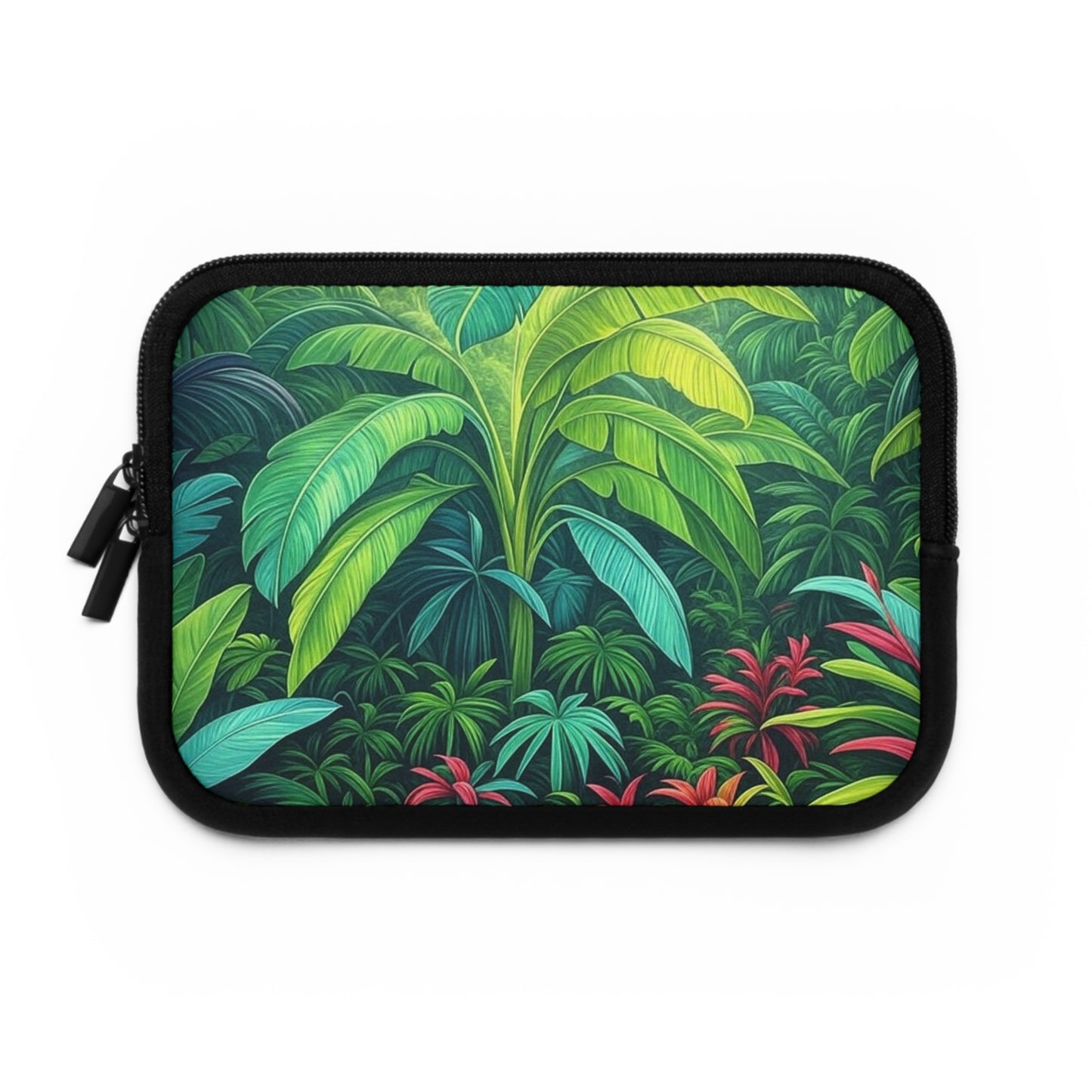 Tropical Laptop Sleeve, 5 Sizes - Perfect for Rainforest Lovers & Students / Rainforest Sleeping Spot