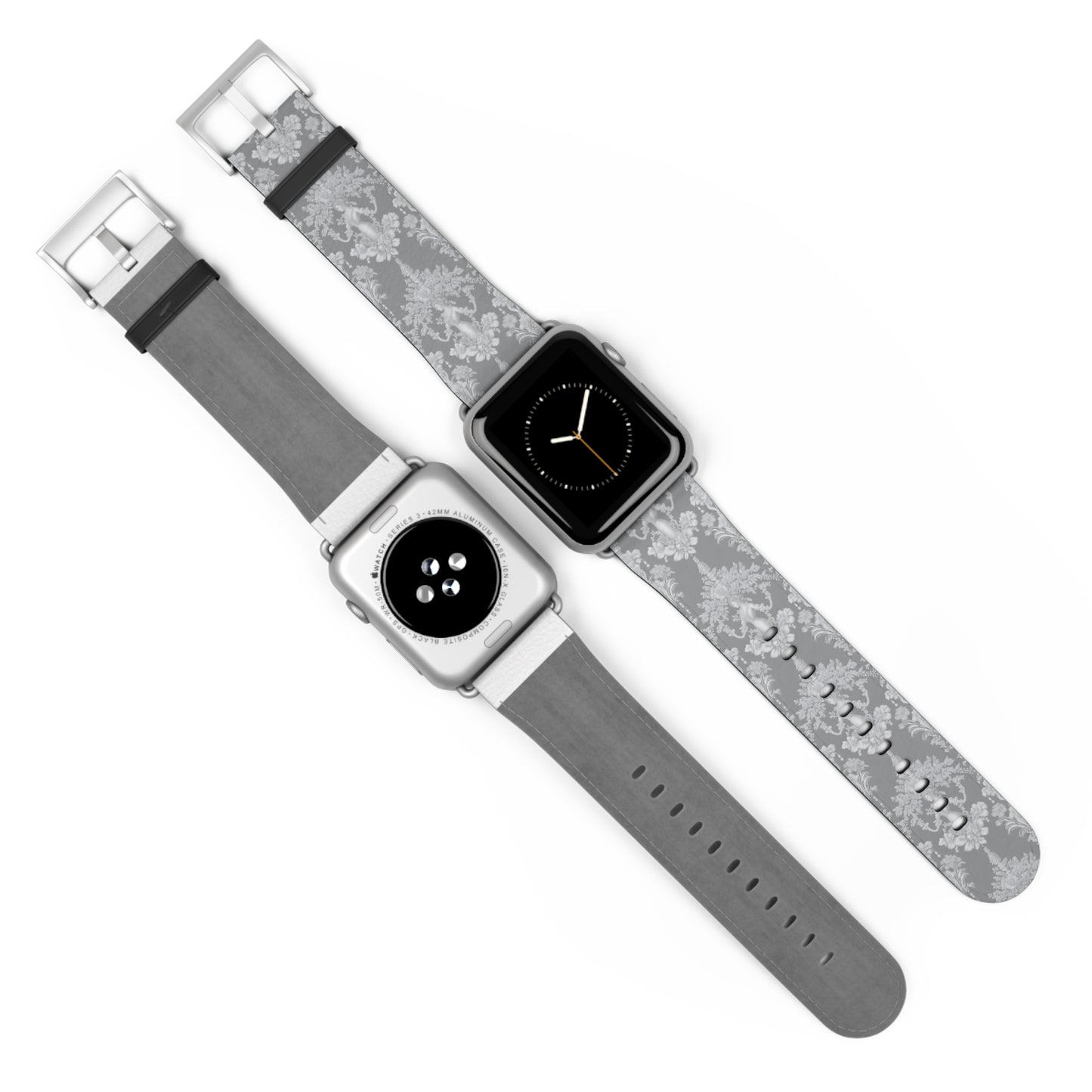 Apple Watch Band - Pearl Lady Toile, slate