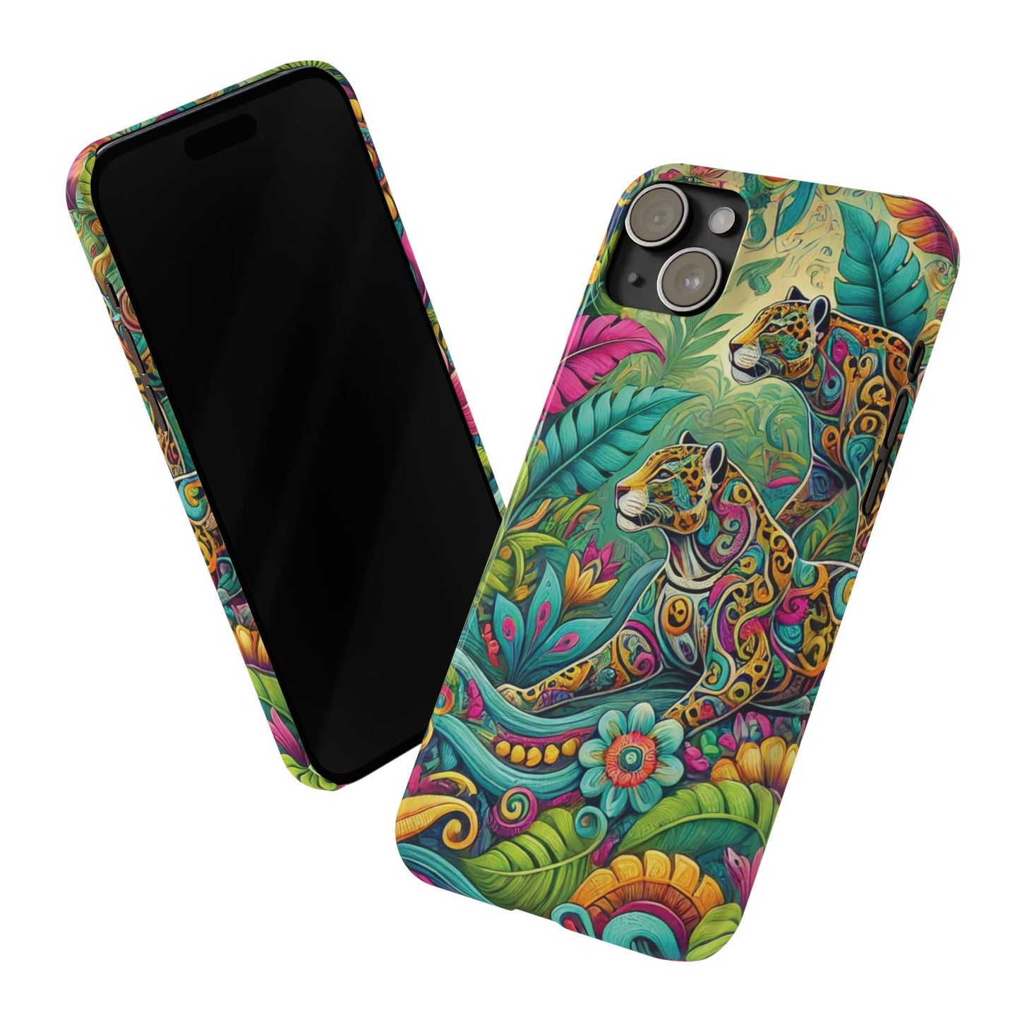 Slim Phone Cases - Jaguar Pop