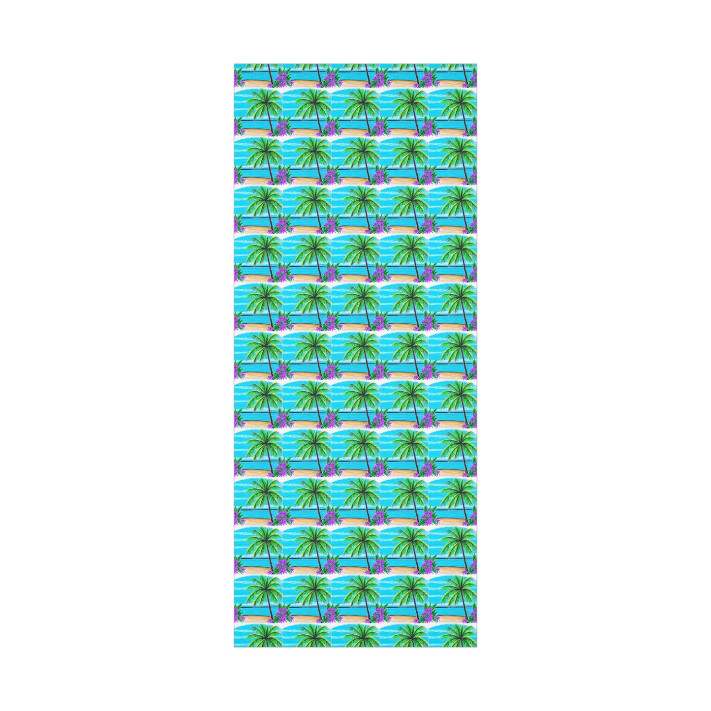 Wrapping Paper - Tropical Gift Wrap for All Occasions / 3 Sizes, 2 Finishes / Tropical Beach