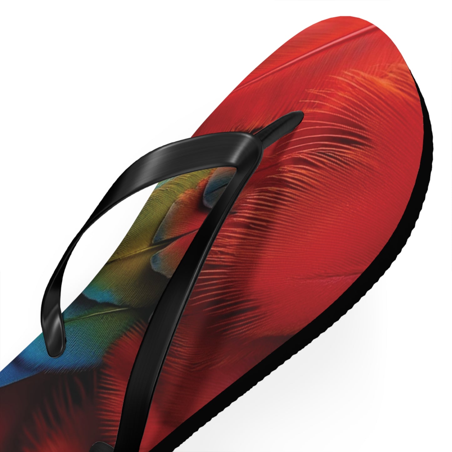 Flip Flops - Macaw Feathers