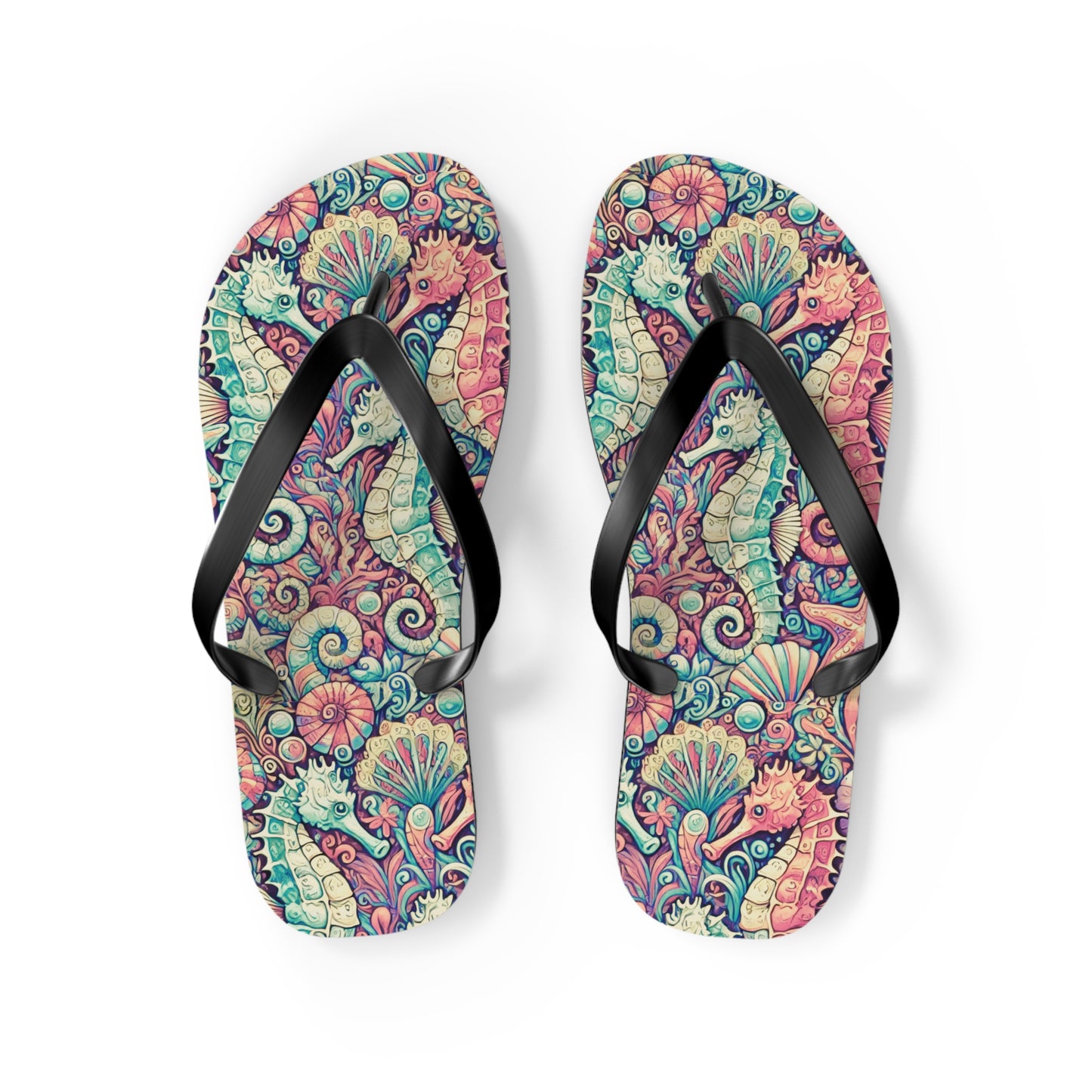 Flip Flops - Seahorses/Retro