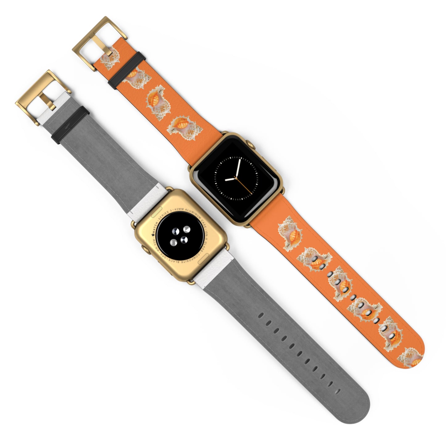 Apple Watch Band - Conch Seashell, crusta orange