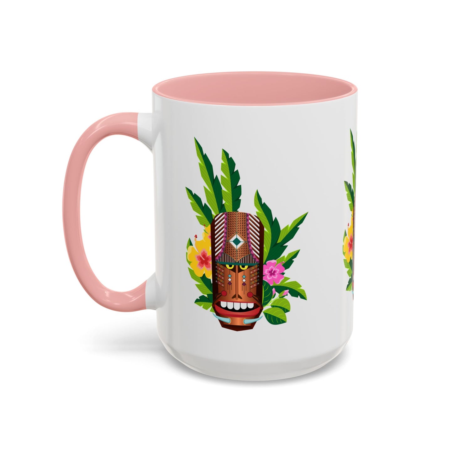 Accent Coffee Mug (11, 15oz), 8 Colors - Tiki Boss Loika