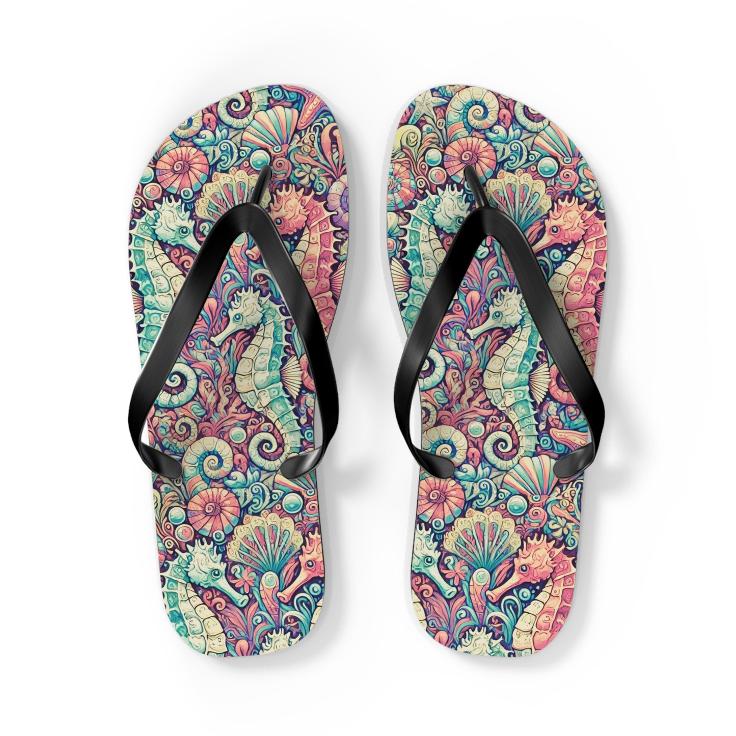 Flip Flops - Seahorses/Retro