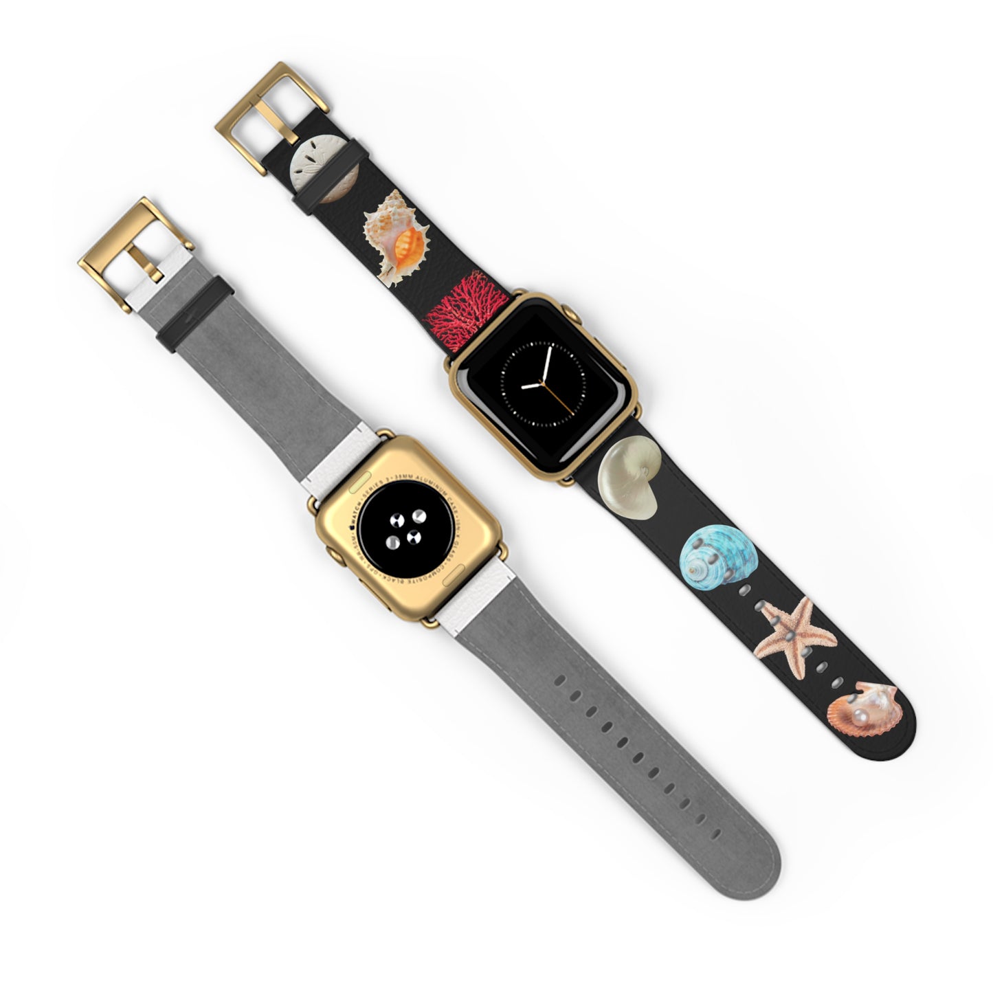 Apple Watch Band - Real Seashell Collection, black