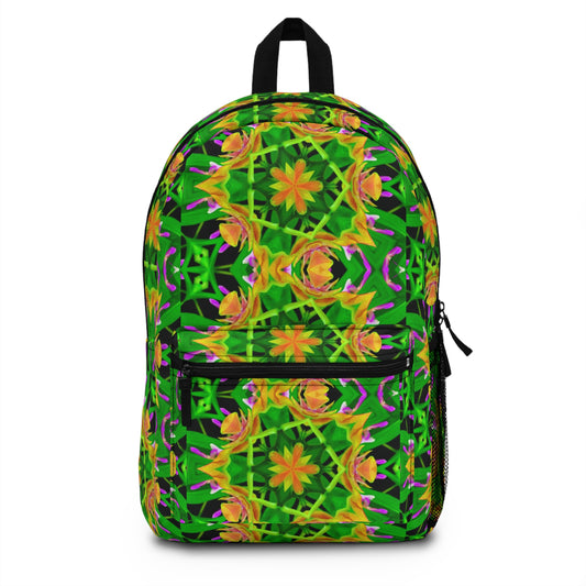 Tropical Backpack  / Orchid Kaleidoscope #1