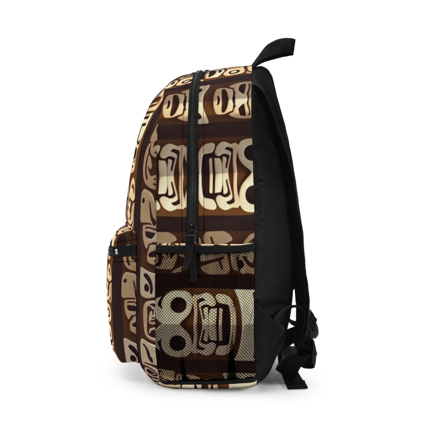 Tropical Backpack  / Funny Tiki Totems