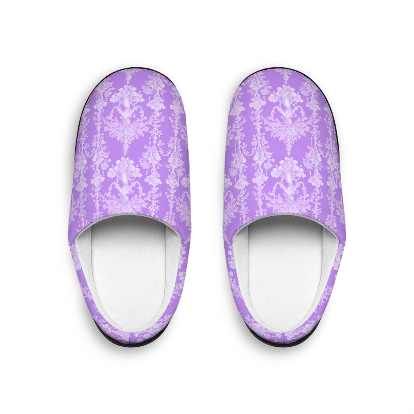 Women's Indoor Slippers - Pearl Lady Toile, purple