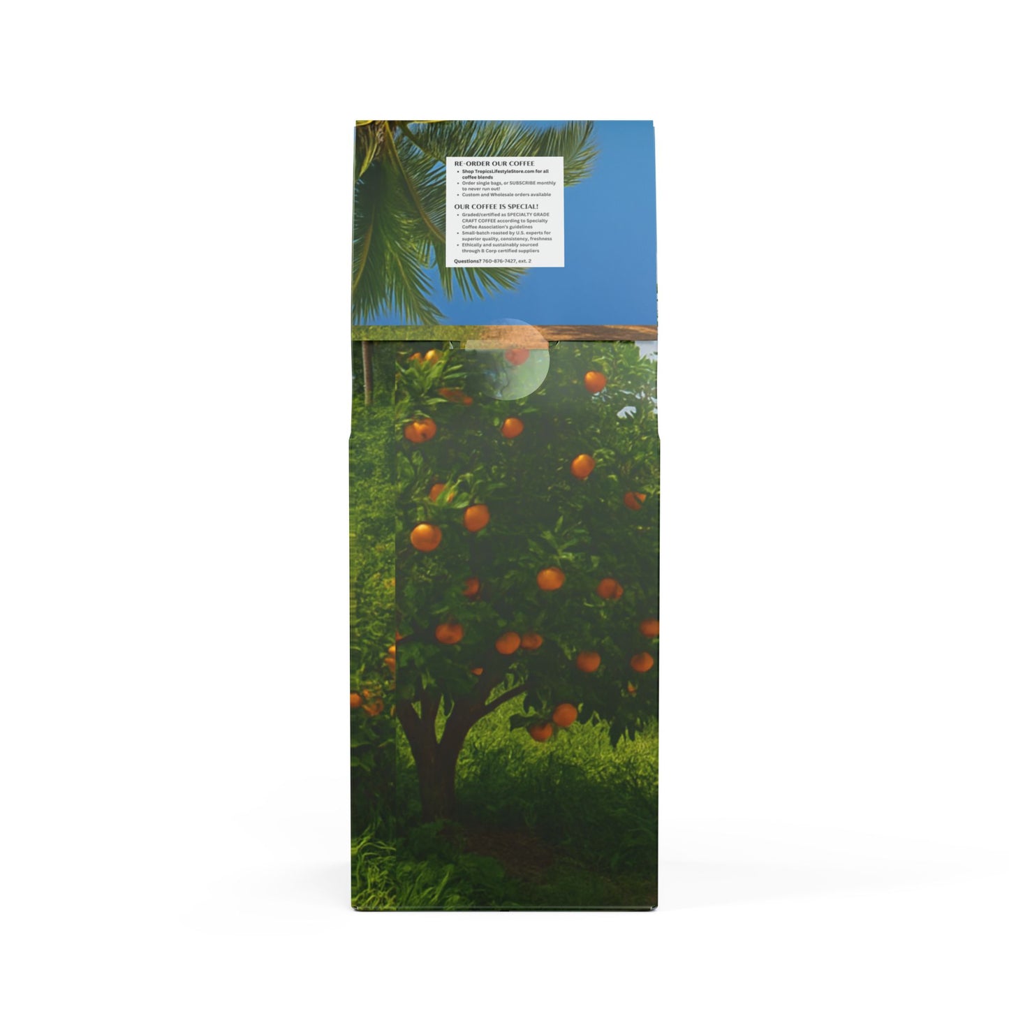 Black Coral Blend™ (Dark French Roast) Specialty Grade Craft Coffee / Beach Citrus Grove