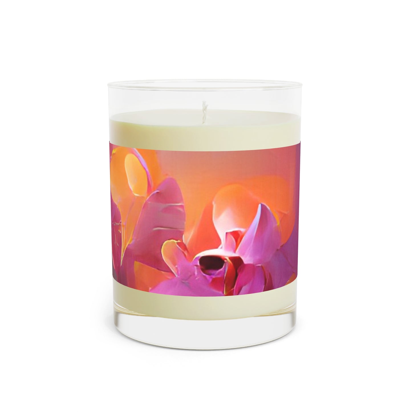 Mystic Orchids Scented Candle - 11oz Full Glass, Tropical Decor