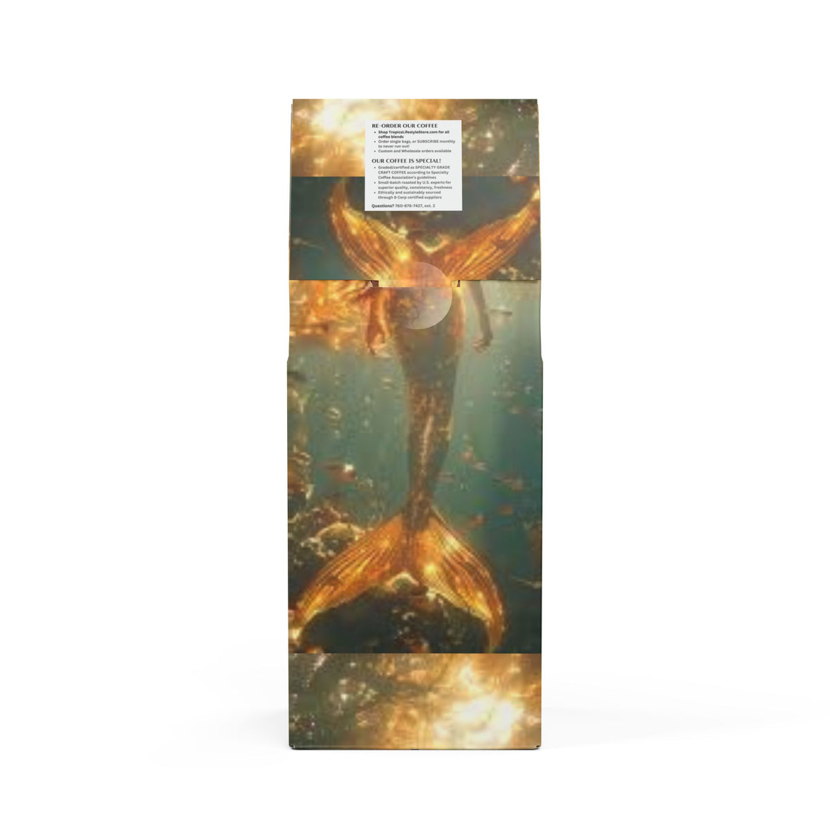 Cocoa Palms Blend™ (Medium-Dark Roast) Specialty Grade Craft Coffee / Solo Mermaid