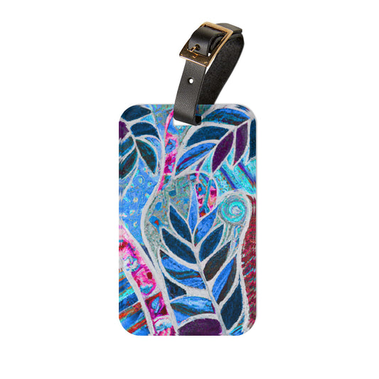 Luggage Tag - Amazon Whimsy, Blue