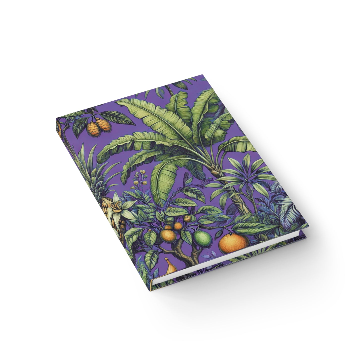 Tropical Fruit/Purple Journal - 5" x 7"