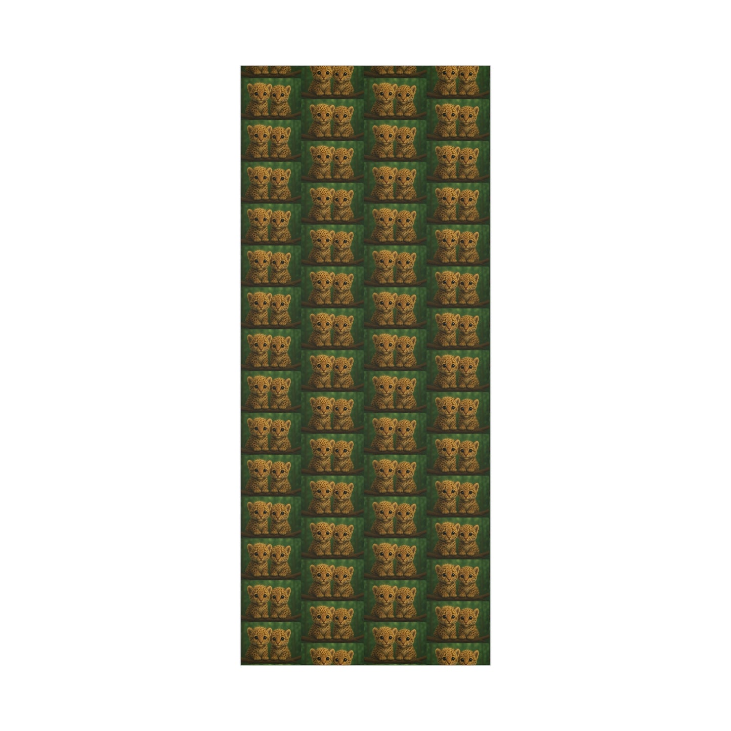 Wrapping Paper - Tropical Gift Wrap for All Occasions / 3 Sizes, 2 Finishes / Baby Jaguars