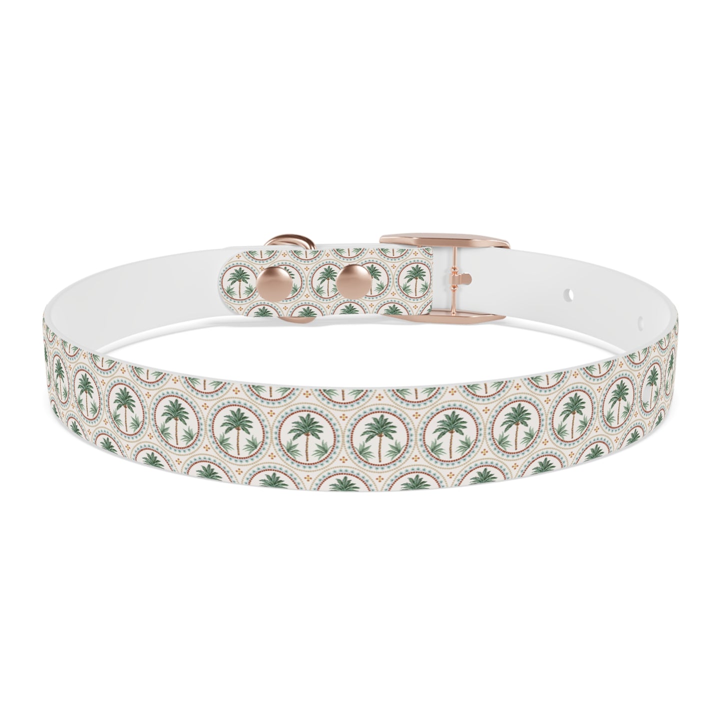 Dog Collar - Mosaic Palm Tree