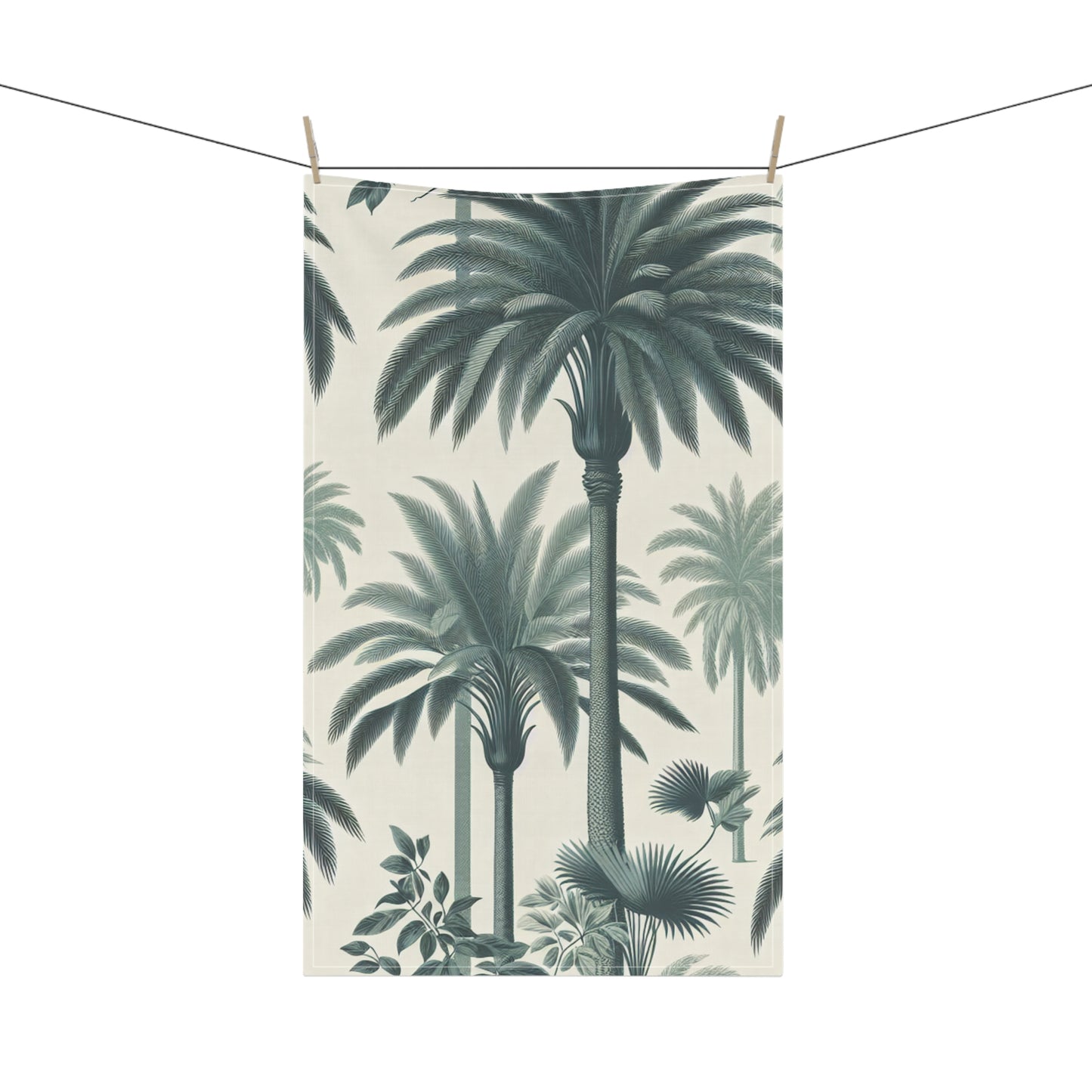 Tea Towels (cotton, poly), High Five Palms