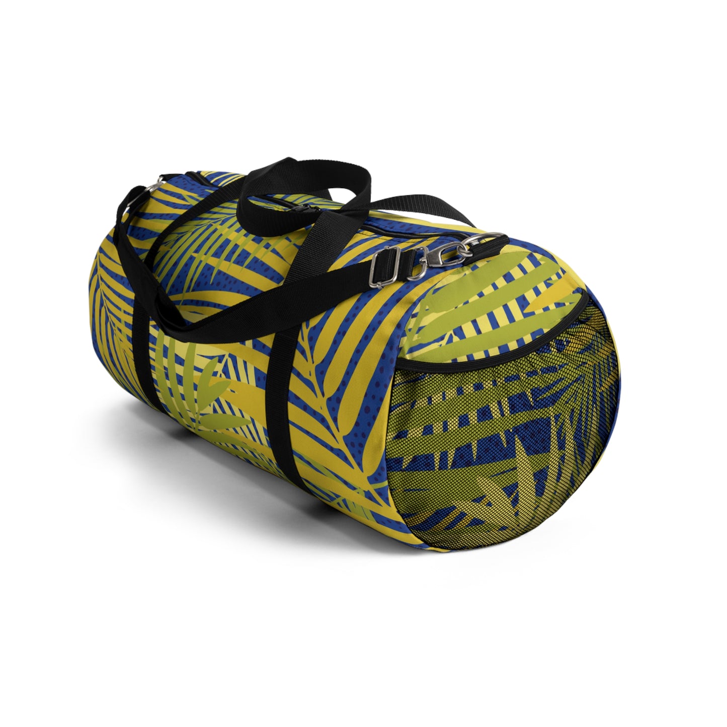 Tropical Rainforest Duffel Bag - Perfect for Travel and Gym / Gold Palms