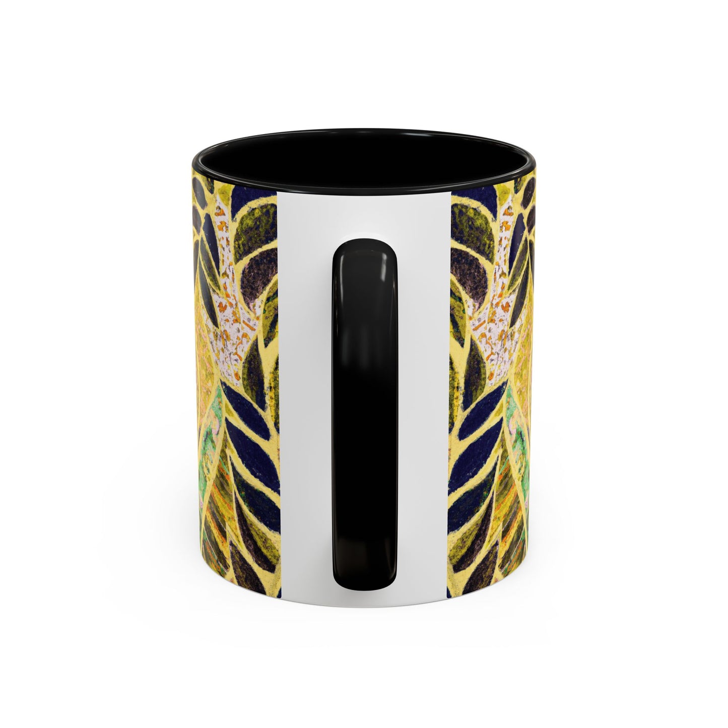 Accent Color Coffee Mug (11, 15oz), Amazon Whimsy/Yellow, Various Colors