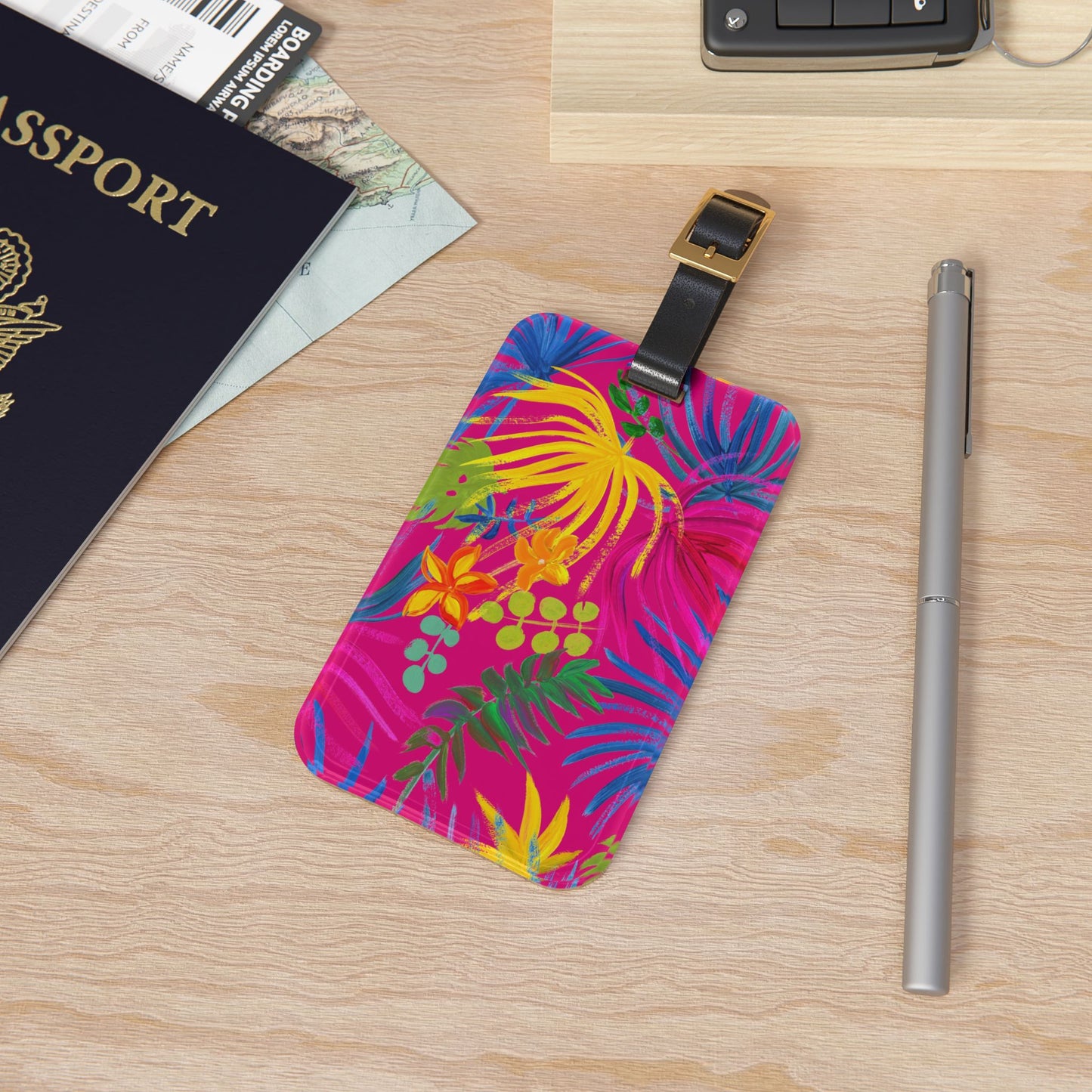 Luggage Tag - Exotic Flora