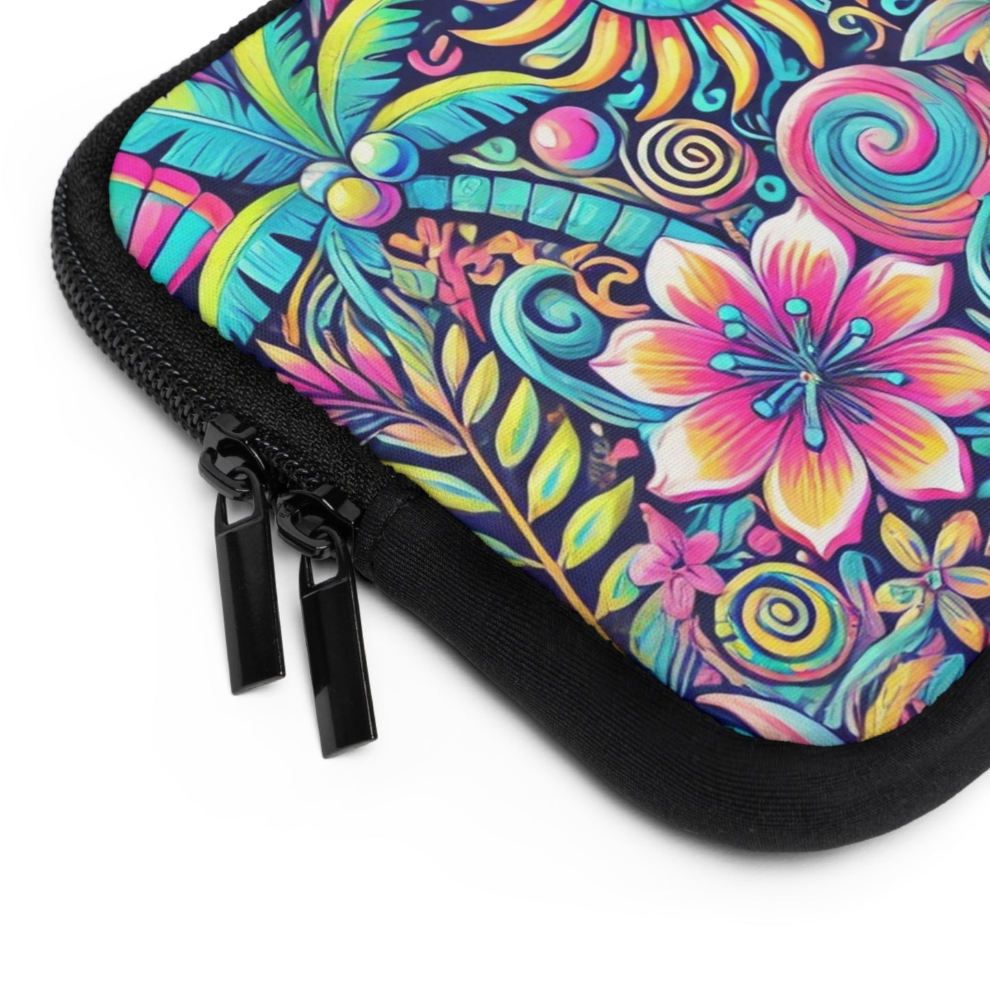 Tropical Laptop Sleeve, 5 Sizes - Perfect for Beach Lovers & Students / Happy Tropics