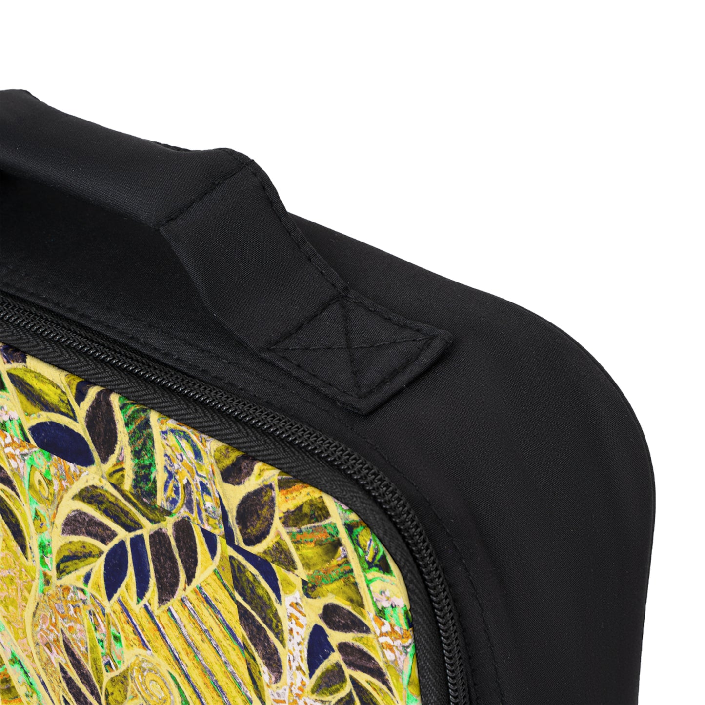 Amazon Whimsy/Yellow Lunch Bag - Eco-Friendly Insulated Tote, Adult and Child Lunchbox / Perfect for Picnics, Beach Outings