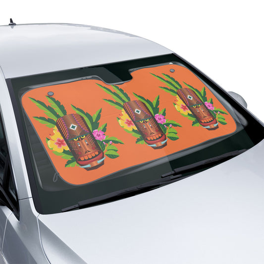 Tropical Car Sun Shades / Tiki Boss Loika, Crusta Orange