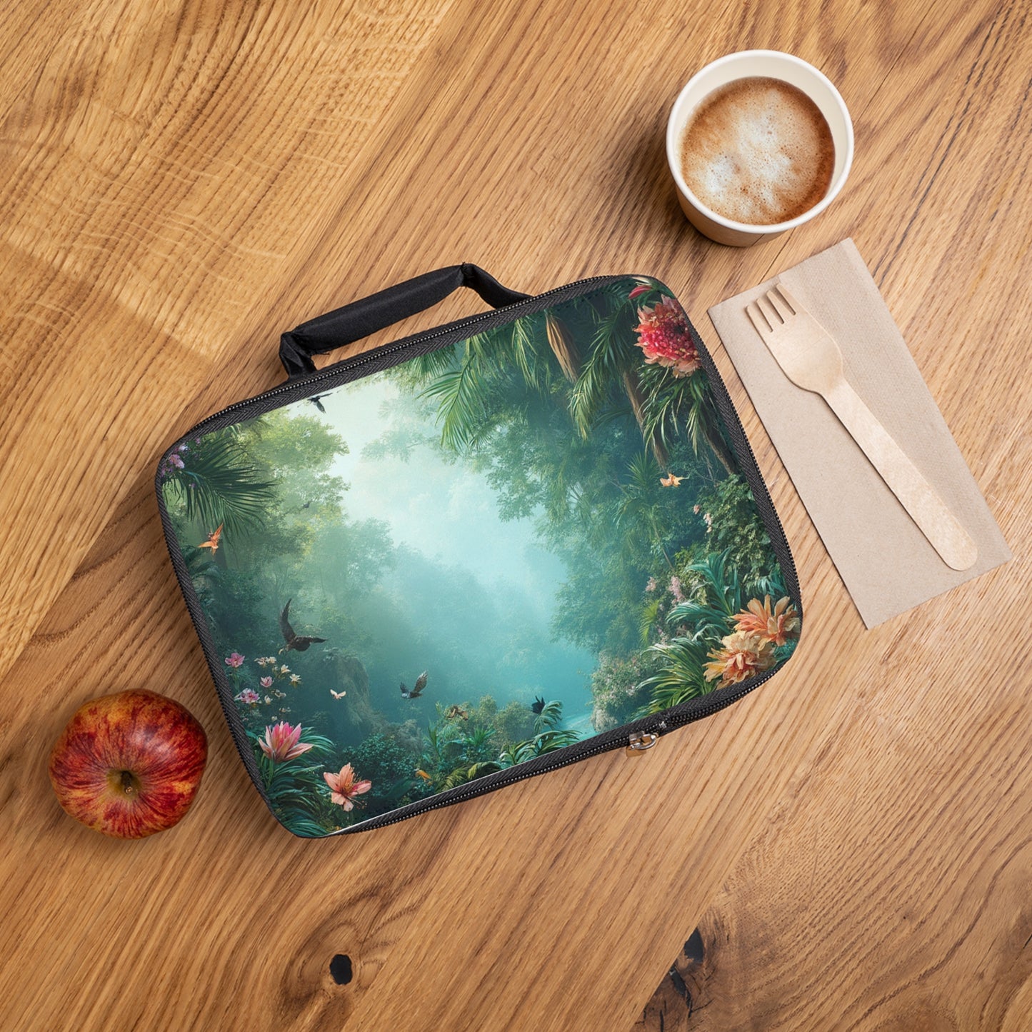 Another Day in Paradise Lunch Bag - Eco-Friendly Insulated Tote, Adult and Child Lunchbox / Perfect for Picnics, Beach Outings