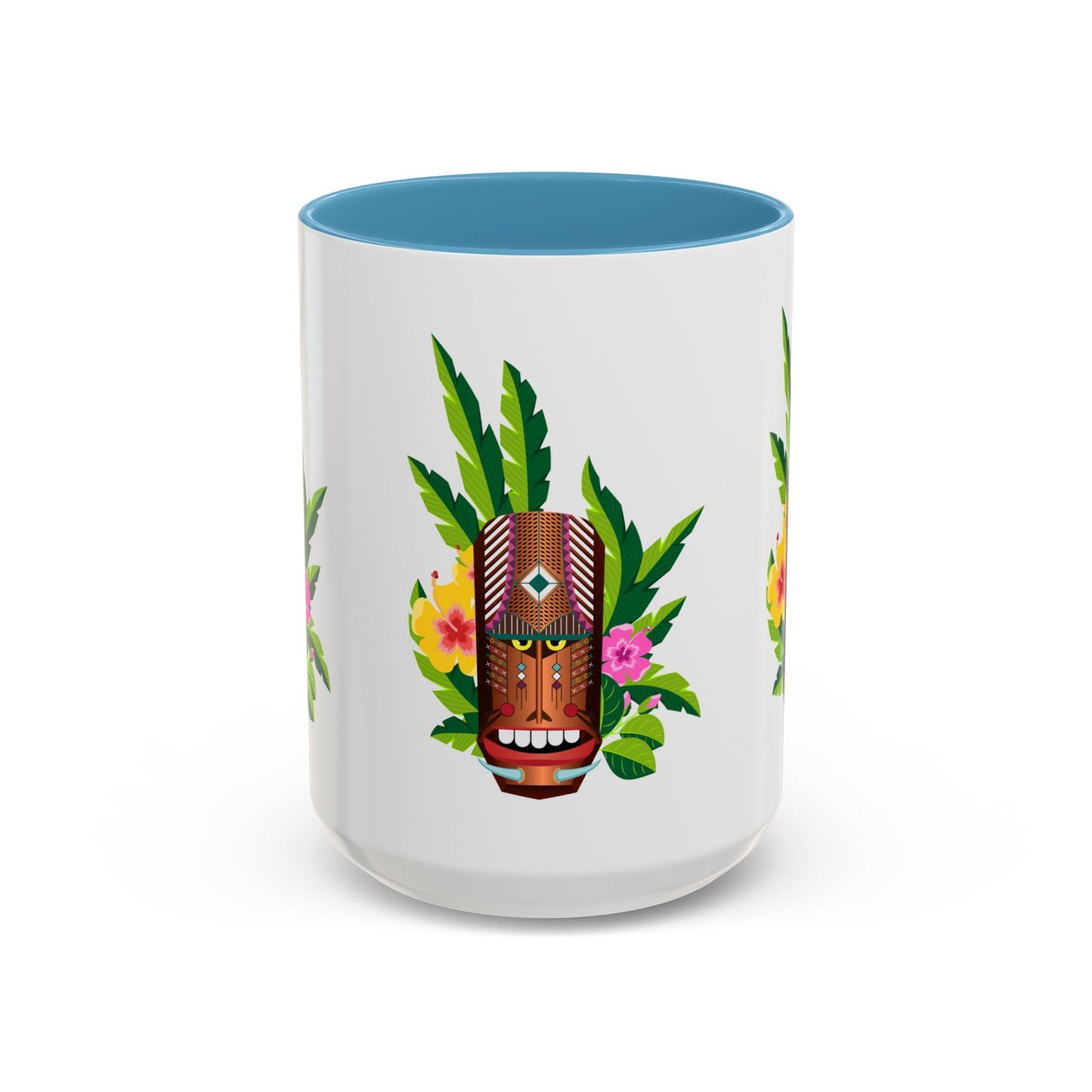 Accent Coffee Mug (11, 15oz), 8 Colors - Tiki Boss Loika