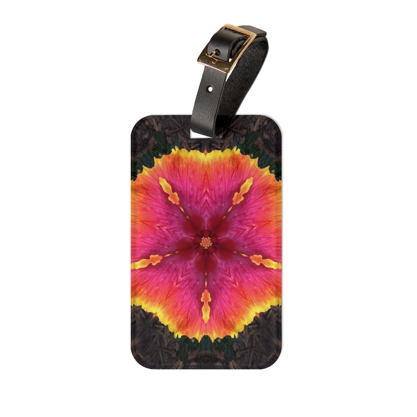 Luggage Tag - Hibiscus Kaleidoscope #1