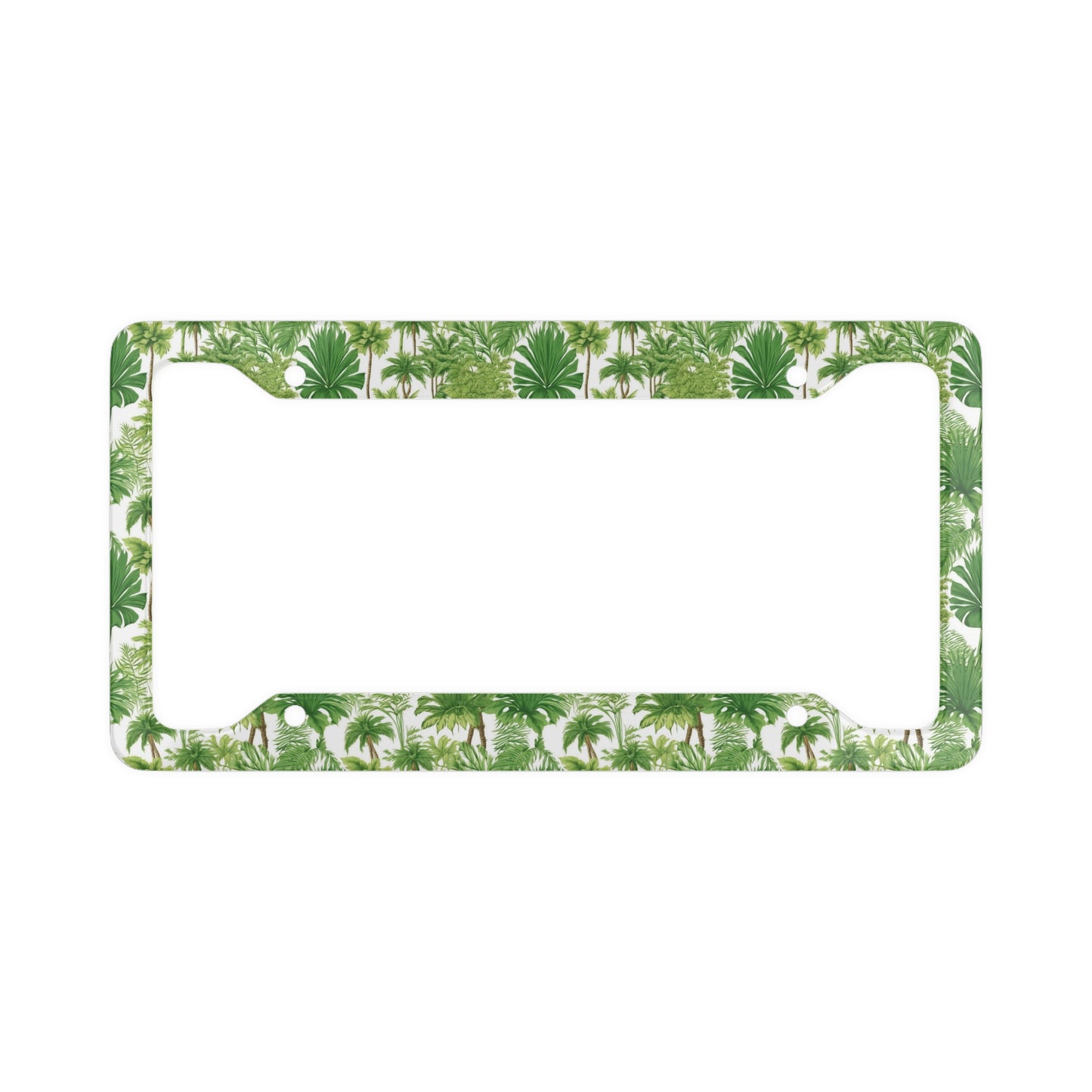 License Plate Frame - Violet's Favorite Palms